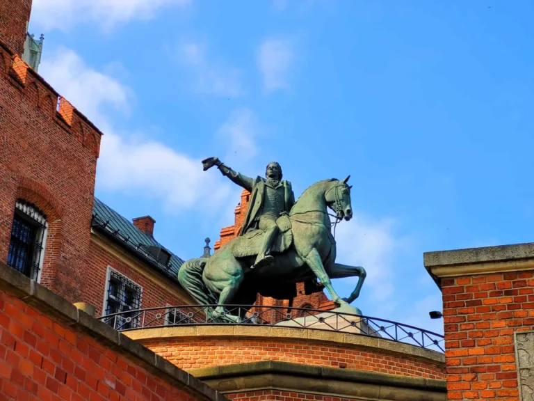 pomnik Tadeuszowi Kościuszko na Wawelu